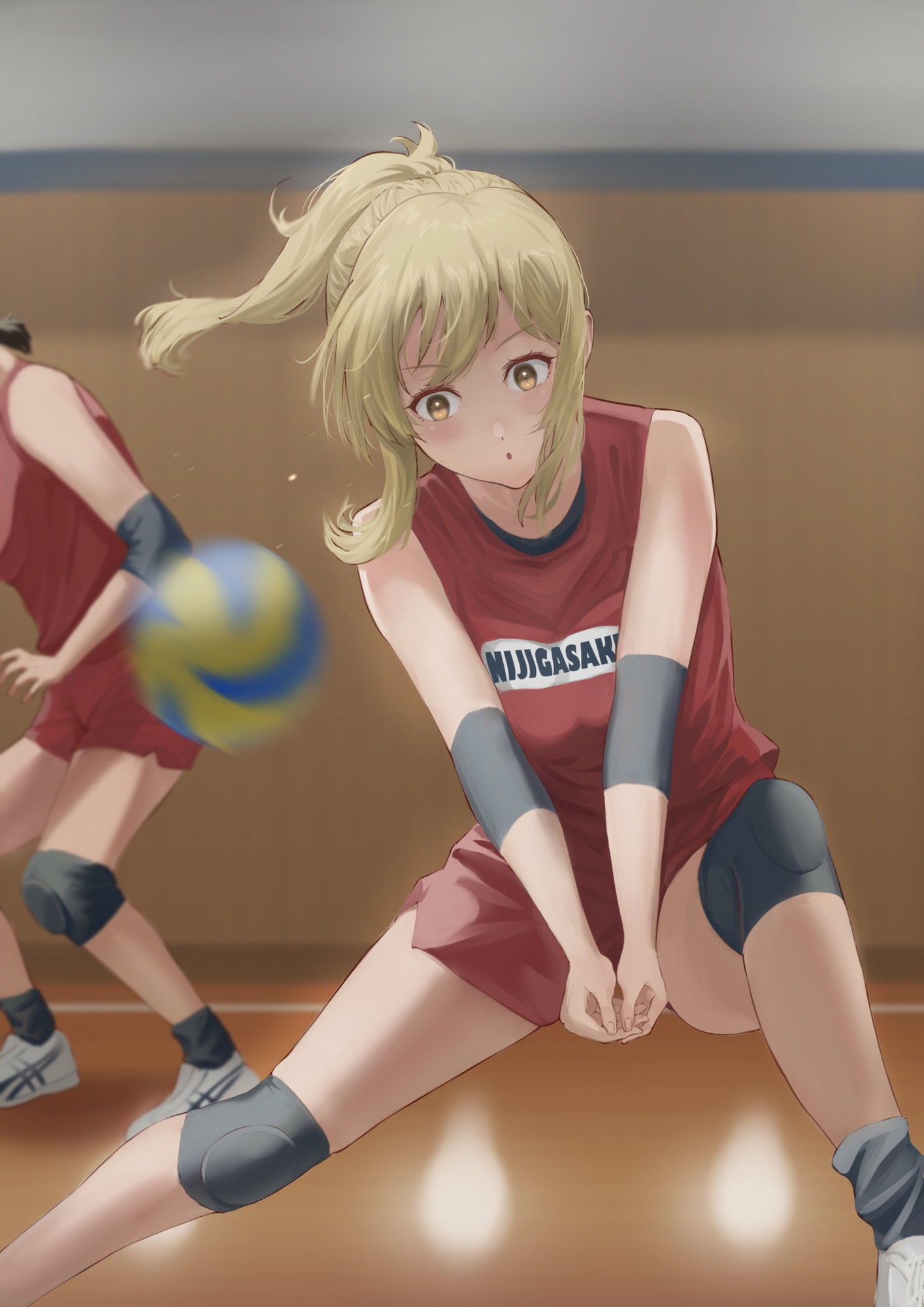 Are you always doing your best in a sweaty and tight uniform?! Volleyball Club Women ♪ 28