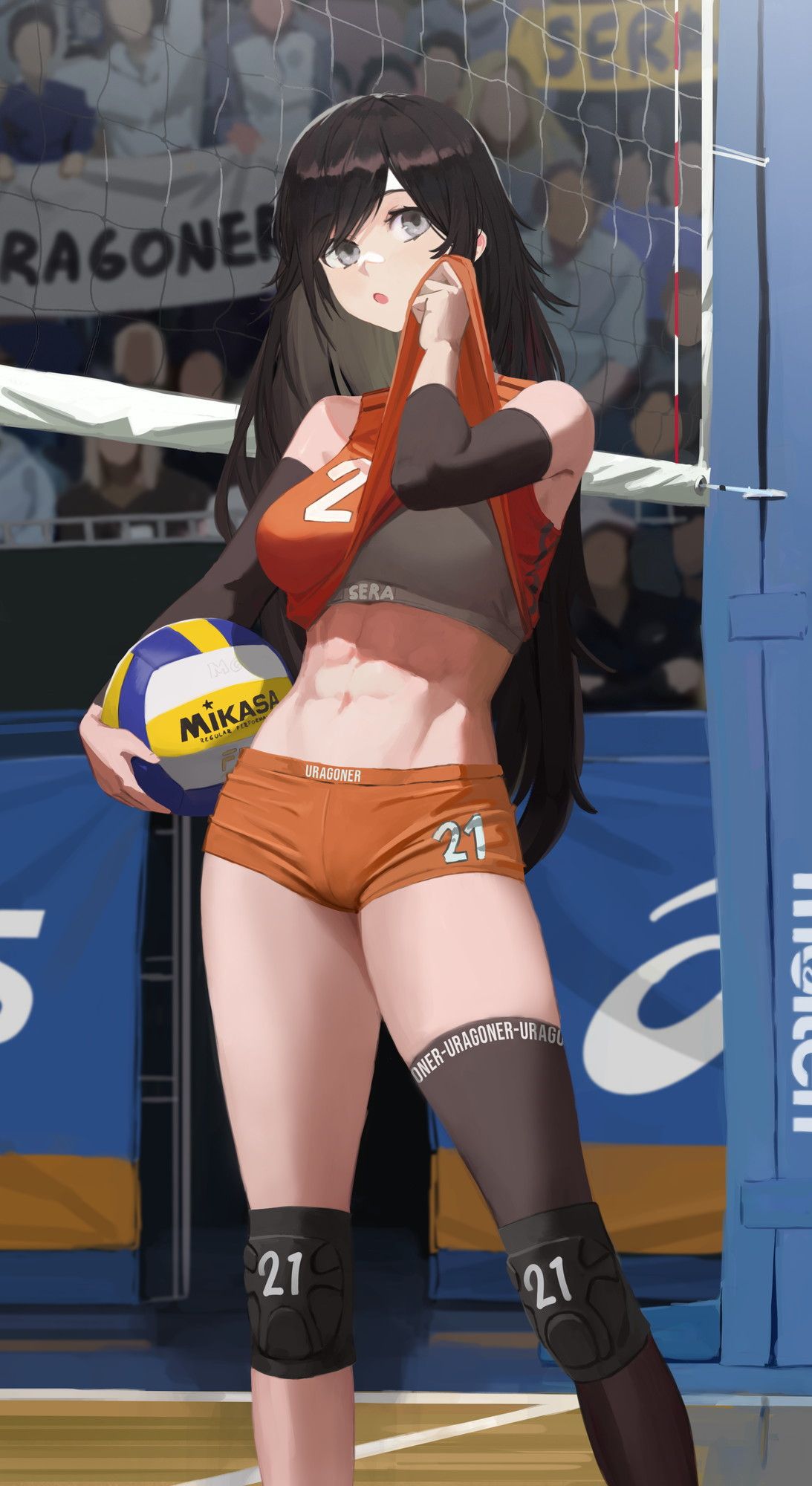 Are you always doing your best in a sweaty and tight uniform?! Volleyball Club Women ♪ 38