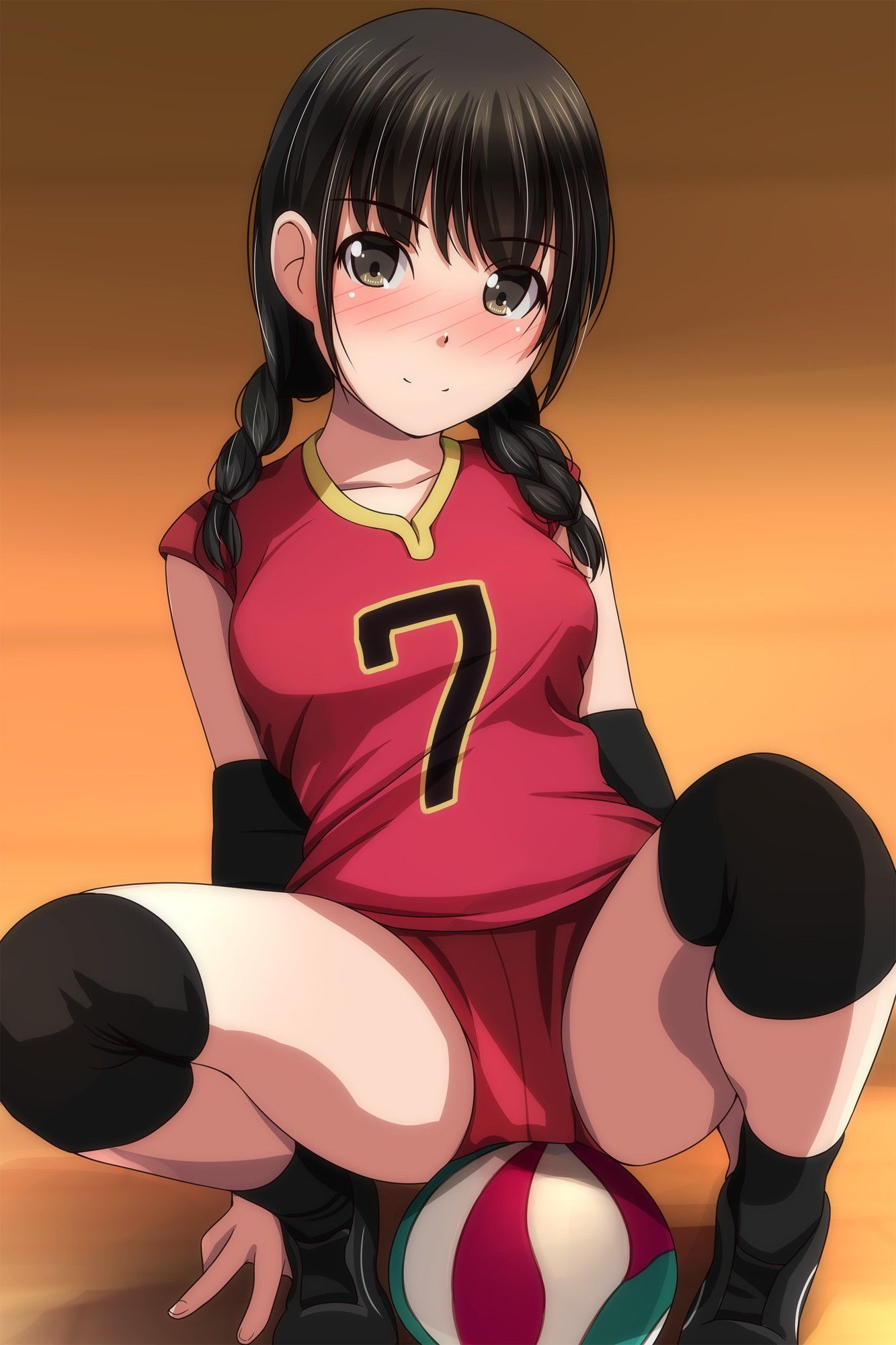 Are you always doing your best in a sweaty and tight uniform?! Volleyball Club Women ♪ 47