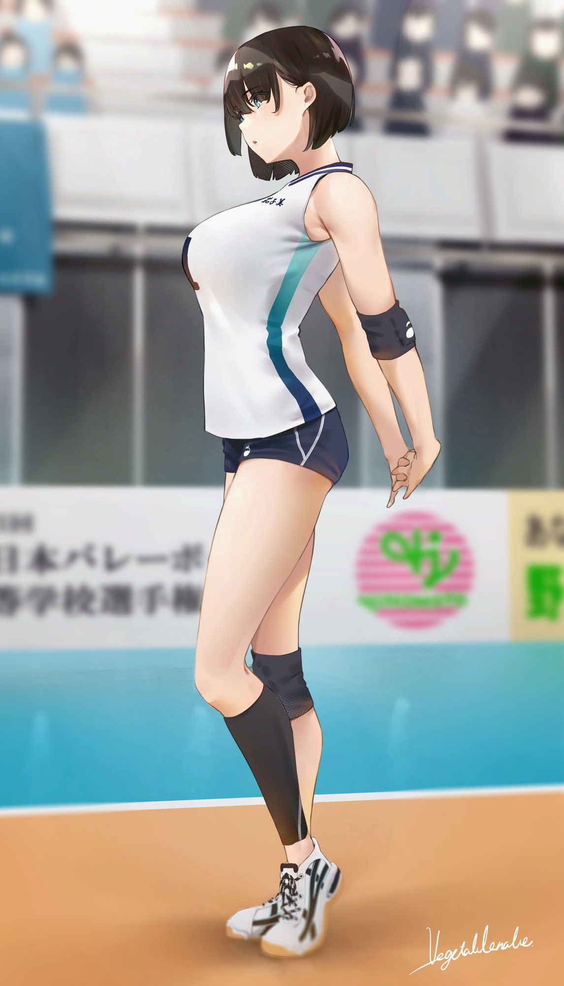 Are you always doing your best in a sweaty and tight uniform?! Volleyball Club Women ♪ 8