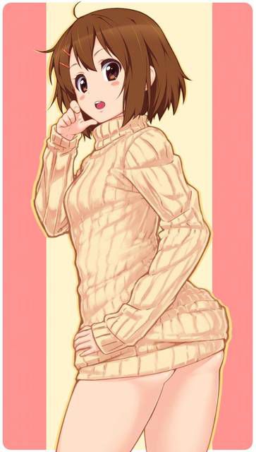 [116 photos Erotic pictures] Two-dimensional girl wearing a sweater like? 3 [zeta-length rib] 8