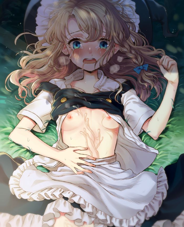 Erotic pictures of Marisa's witch in the middle of the Pies (Touhou project) 1