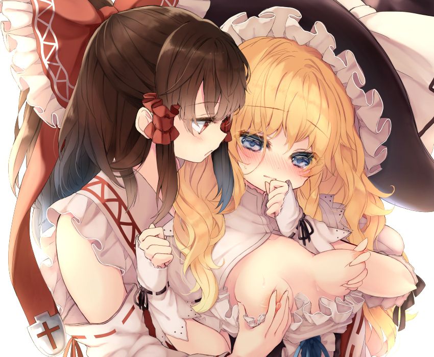Erotic pictures of Marisa's witch in the middle of the Pies (Touhou project) 3