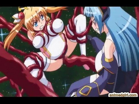 Pregnant anime caught and drilled all hole by tentacles monster - 5 min 18