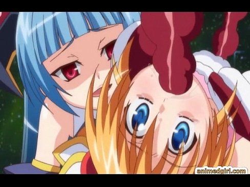 Pregnant anime caught and drilled all hole by tentacles monster - 5 min 6