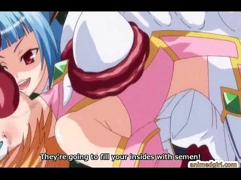 Pregnant anime caught and drilled all hole by tentacles monster - 5 min 8