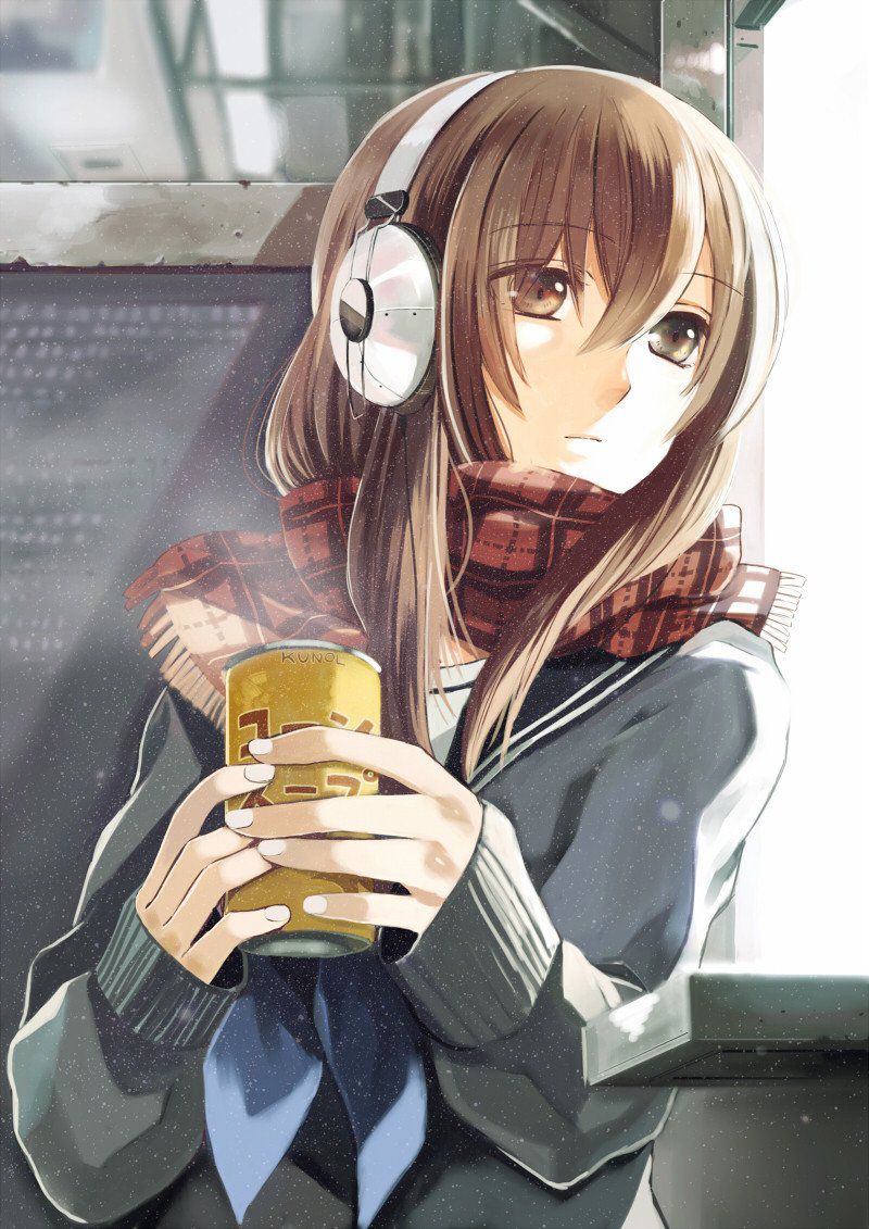 [2nd] Secondary image of a cute girl doing headphones [non-erotic] 18