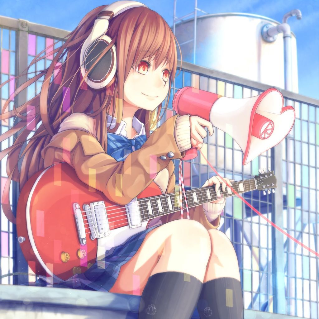 [2nd] Secondary image of a cute girl doing headphones [non-erotic] 25