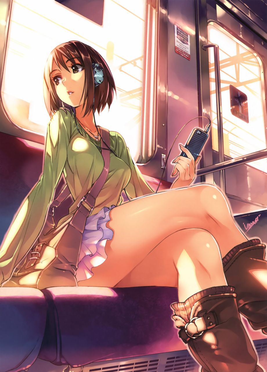 [2nd] Secondary image of a cute girl doing headphones [non-erotic] 32