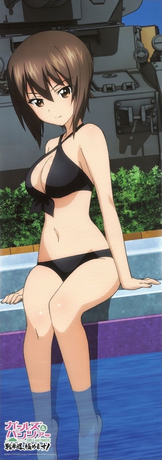 Stripping of official illustrations of Girls und Panzer (with original picture) 20