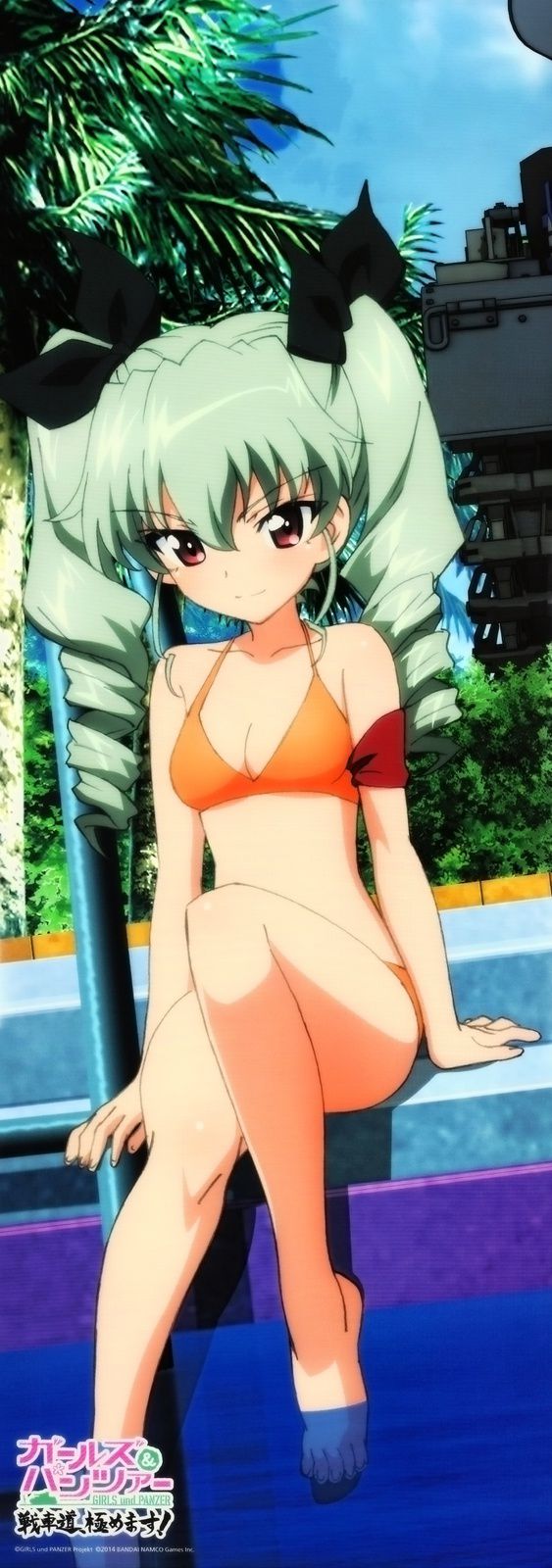 Stripping of official illustrations of Girls und Panzer (with original picture) 24