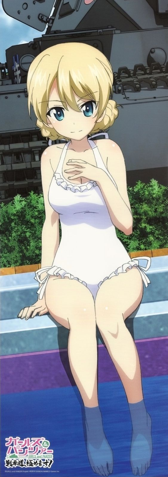 Stripping of official illustrations of Girls und Panzer (with original picture) 26