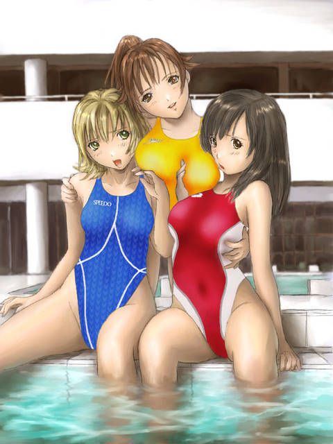 [61 pieces] Erofeci image of a two-dimensional swimsuit girl. 3 45