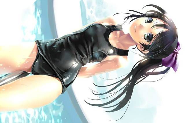[60 pieces] Erofeci image of two-dimensional Mizumi girl. 2 [School swimsuit] 21