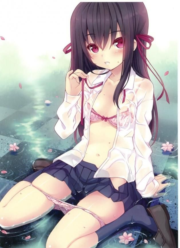 Secondary erotic image of a girl has become a naughty thing to see through underwear and clothes [second order] [transparent] 2