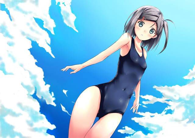 [105 Erotic pictures] The trend of two-dimensional swimsuit girls are naughty.... 3 【 Swimming Pool 】 29