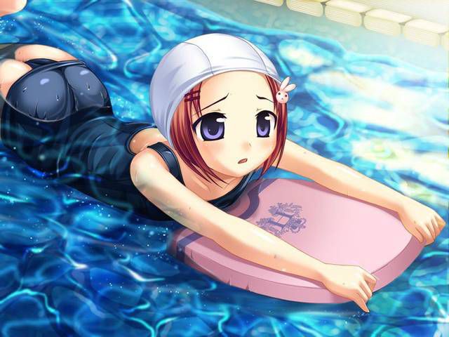 [105 Erotic pictures] The trend of two-dimensional swimsuit girls are naughty.... 3 【 Swimming Pool 】 32