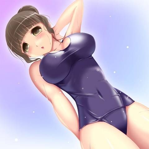 [105 Erotic pictures] The trend of two-dimensional swimsuit girls are naughty.... 3 【 Swimming Pool 】 4