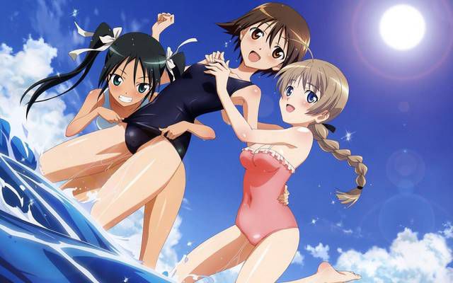 [105 Erotic pictures] The trend of two-dimensional swimsuit girls are naughty.... 3 【 Swimming Pool 】 53