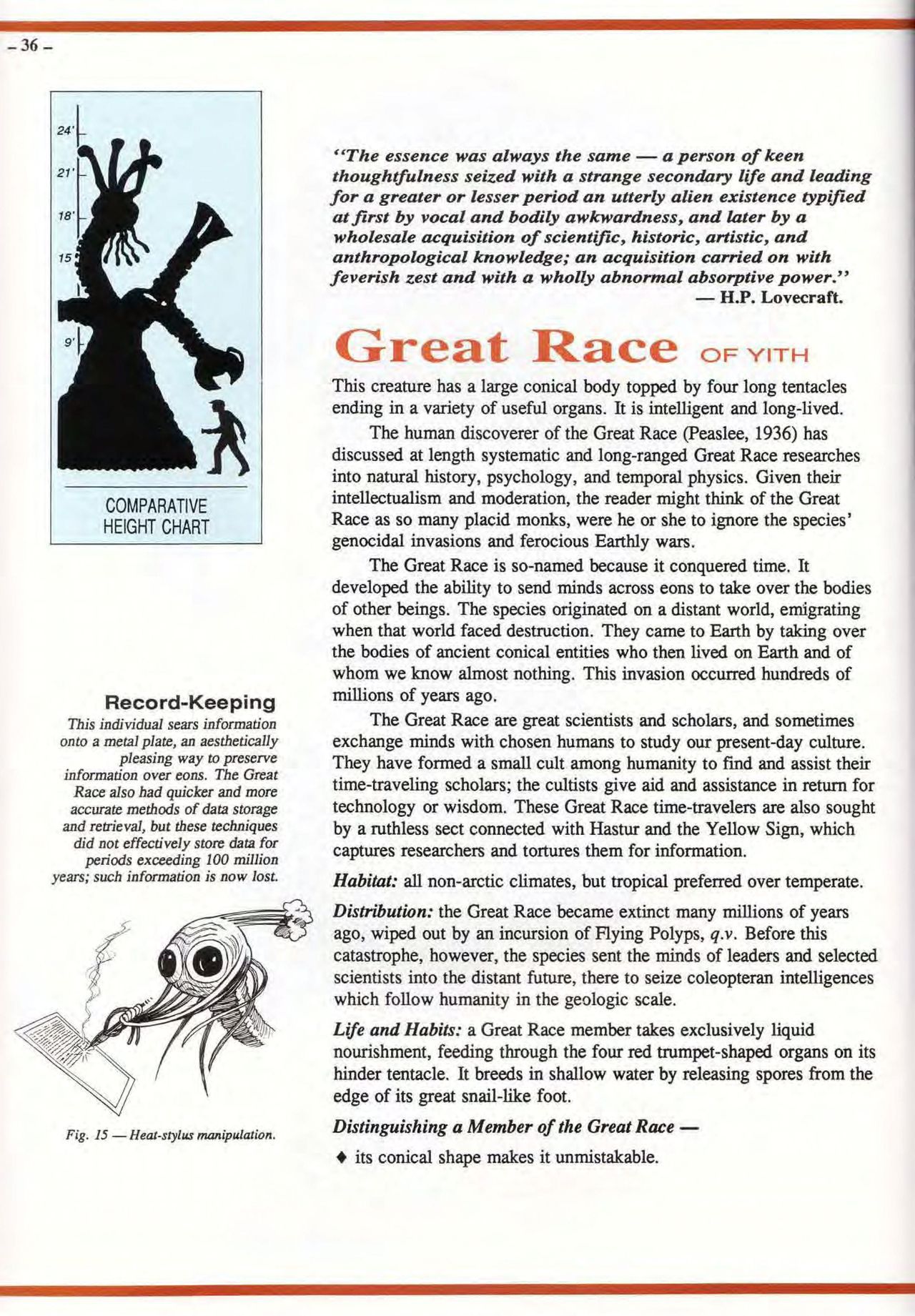 S. Petersen's Field Guide to Lovecraftian Horrors 36