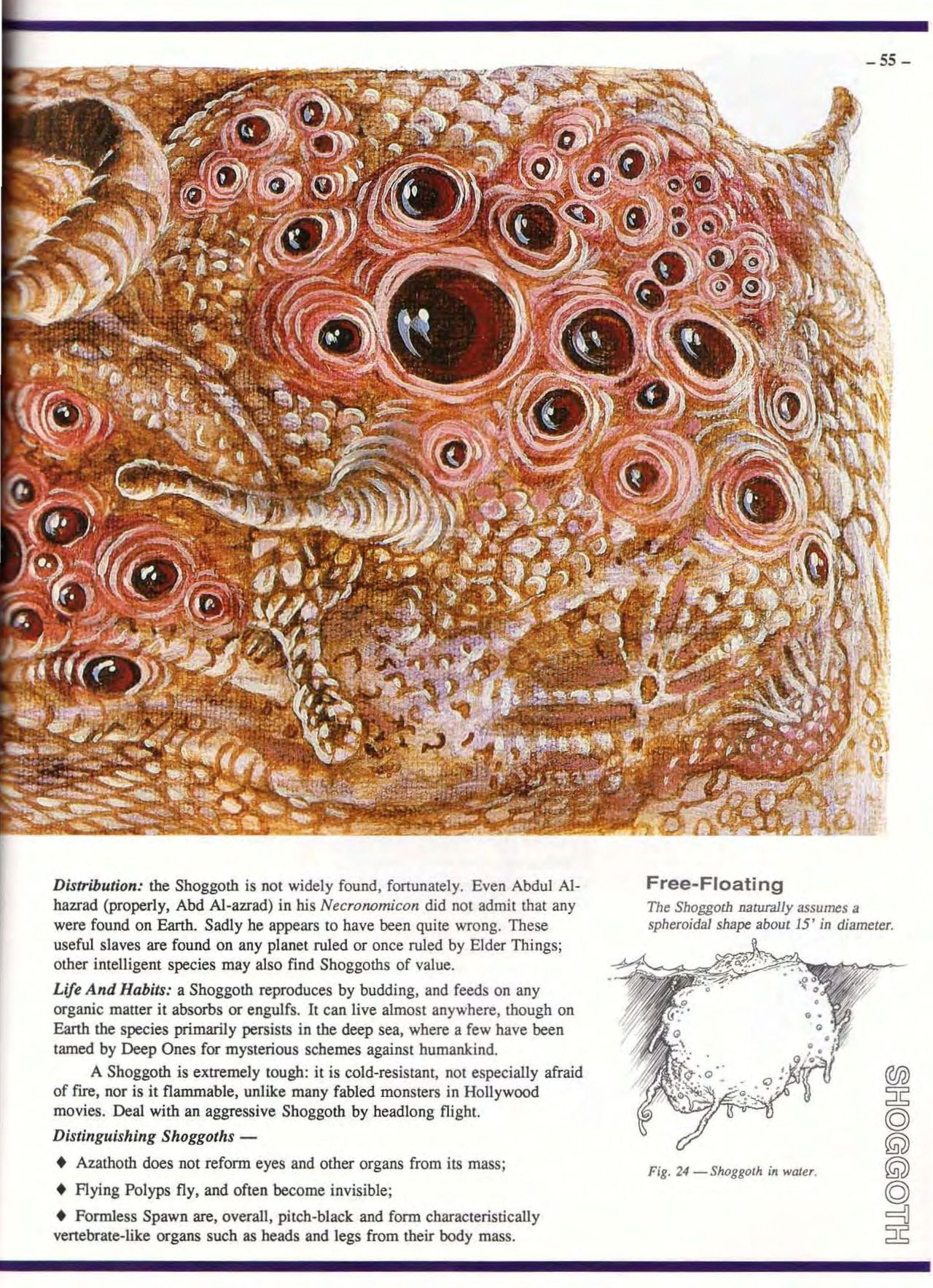 S. Petersen's Field Guide to Lovecraftian Horrors 55
