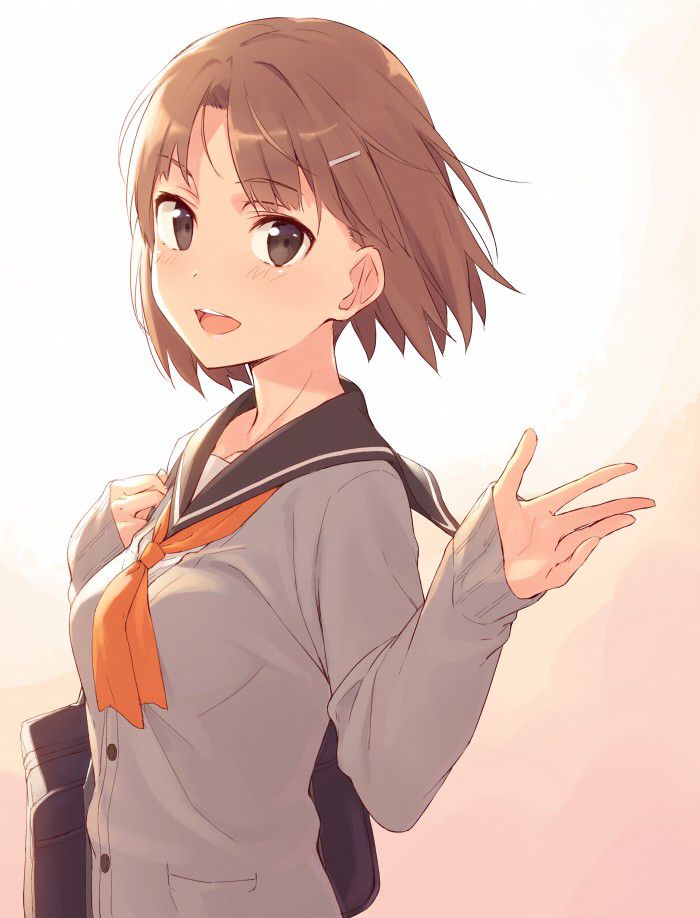 Secondary image of a cute girl in school uniform part 4 [Uniform, non-erotic] 33