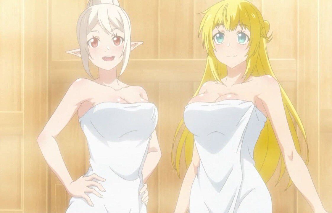 In episode 4 of the anime "True Companion", there is an erotic scene where you enter the sauna naked with an erotic boob girl! 1