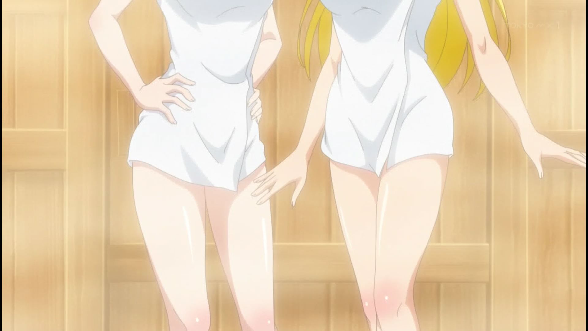 In episode 4 of the anime "True Companion", there is an erotic scene where you enter the sauna naked with an erotic boob girl! 11