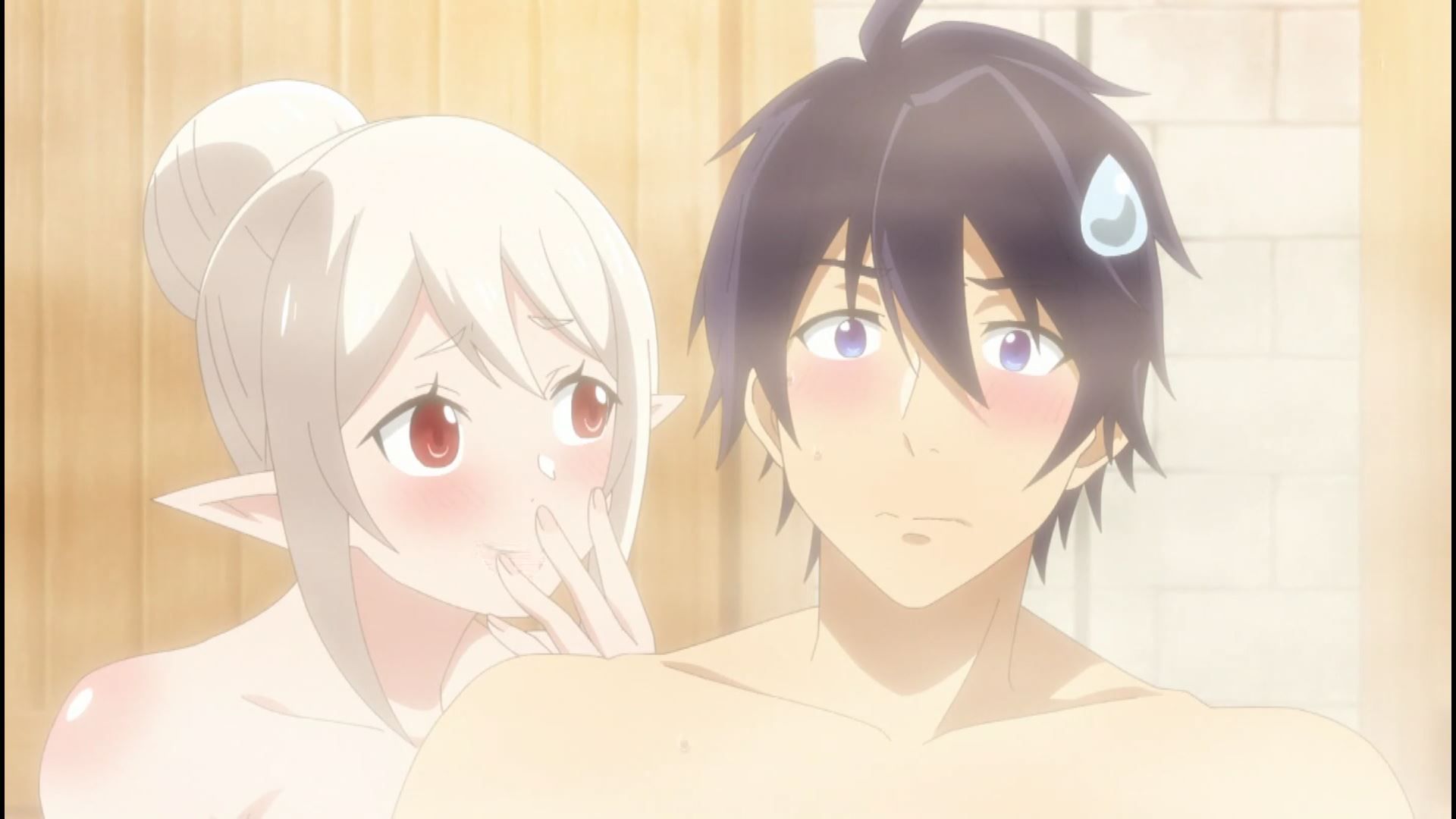 In episode 4 of the anime "True Companion", there is an erotic scene where you enter the sauna naked with an erotic boob girl! 16