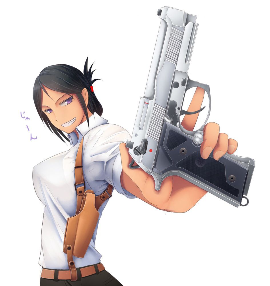 [Weapon girl] handgun machine gun, a little naughty secondary image of a girl with a gun wwww part4 12