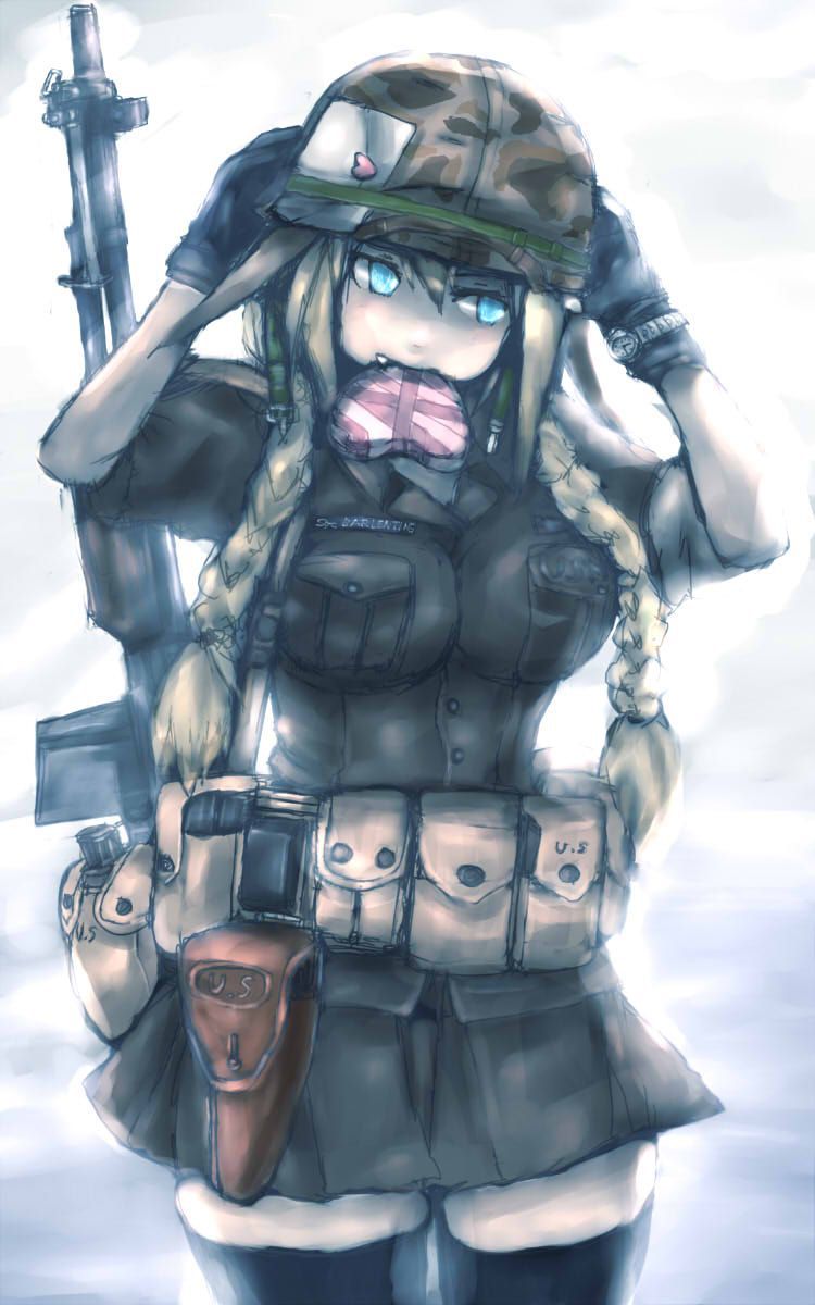 [Weapon girl] handgun machine gun, a little naughty secondary image of a girl with a gun wwww part4 30