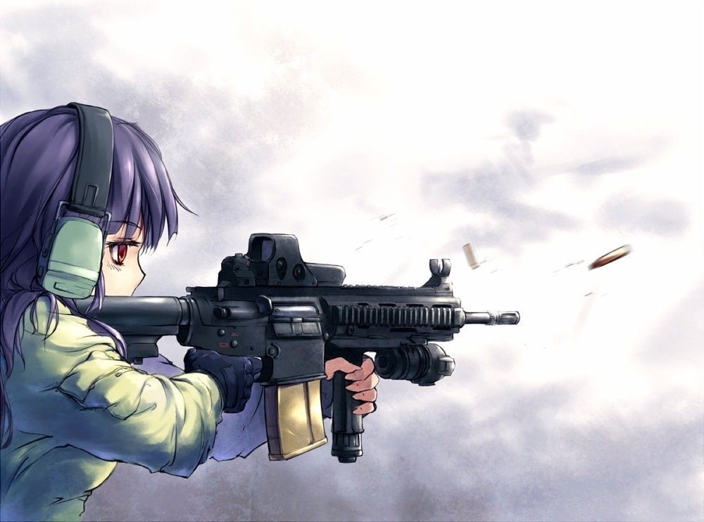 [Weapon girl] handgun machine gun, a little naughty secondary image of a girl with a gun wwww part4 33