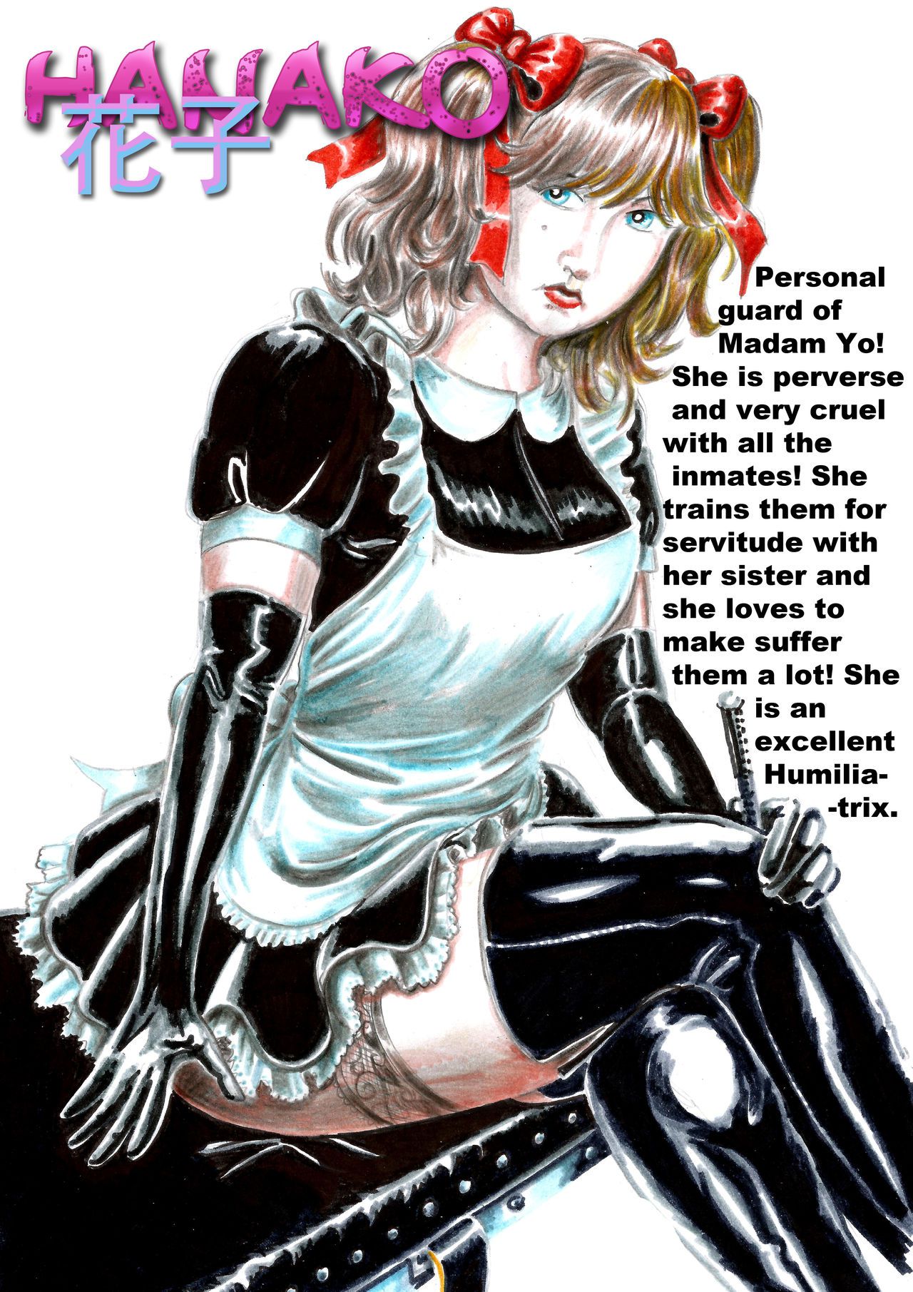 The Fortresse of Madam Yo Characters presentation for my comic book マダム・ヨーヨーの要塞 3