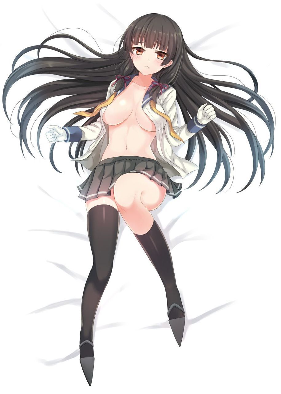 Secondary erotic image of the girl that clothes are only half-off in the state of the second 21