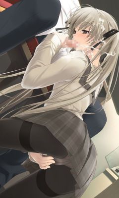 Please give a picture of a cute girl with silver, white hair! Part 4 [2-d] 35