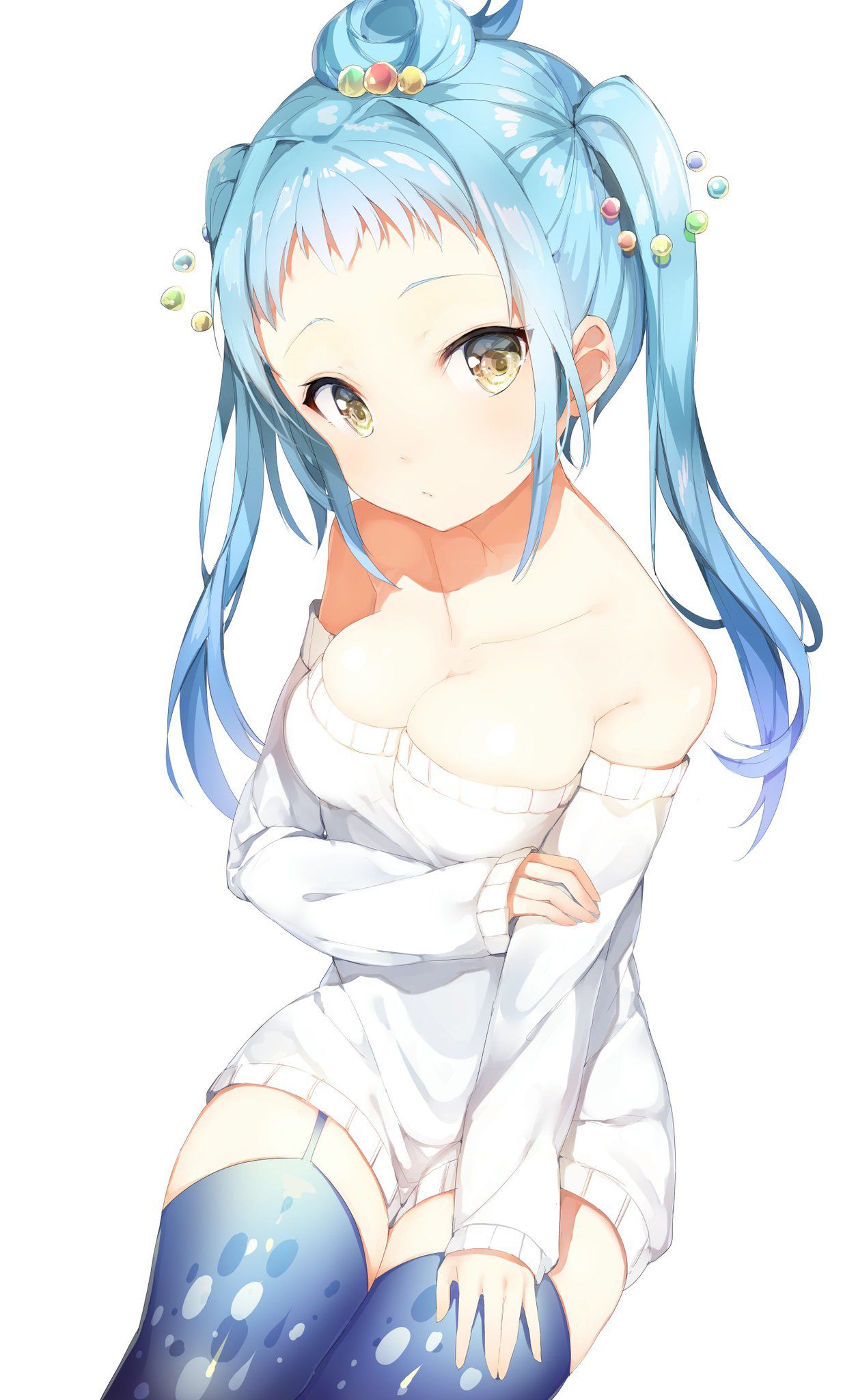 [2nd] Secondary erotic image of a girl with blue or light blue hair Part 7 [Blue hair] 13