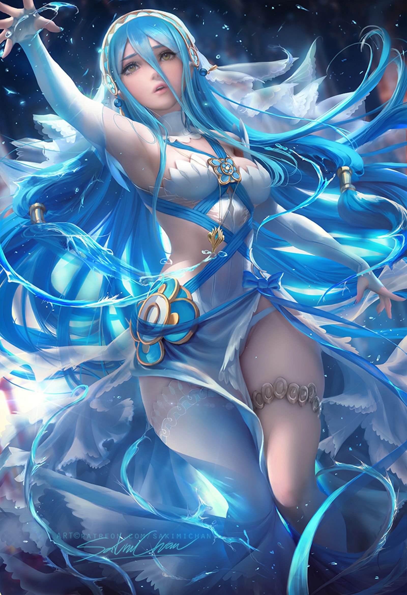 [2nd] Secondary erotic image of a girl with blue or light blue hair Part 7 [Blue hair] 2