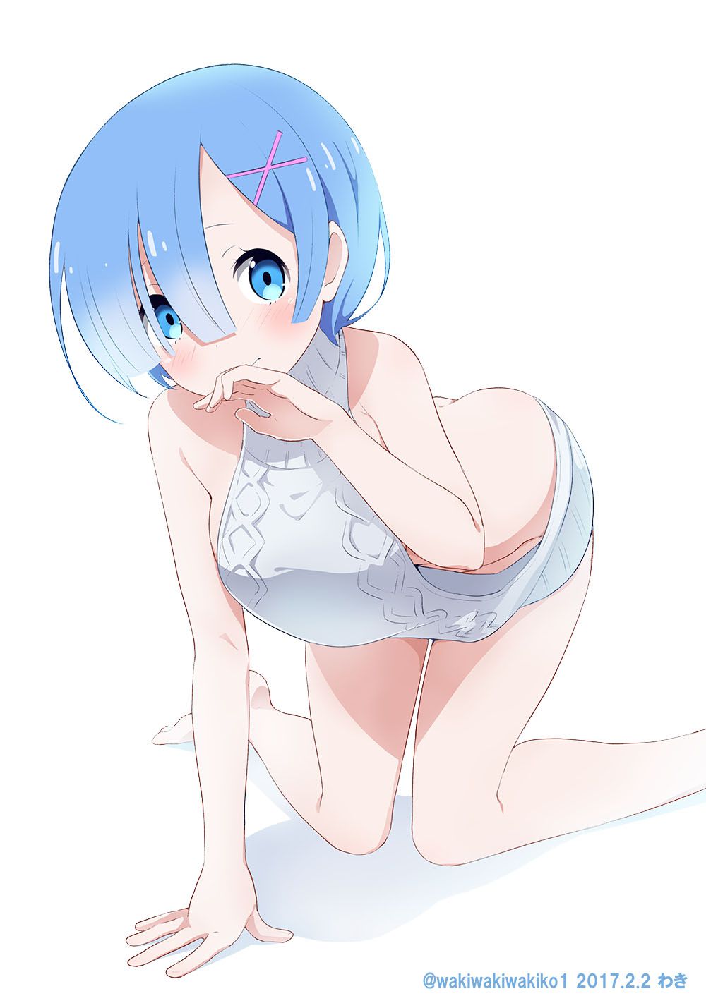 [2nd] Secondary erotic image of a girl with blue or light blue hair Part 7 [Blue hair] 21