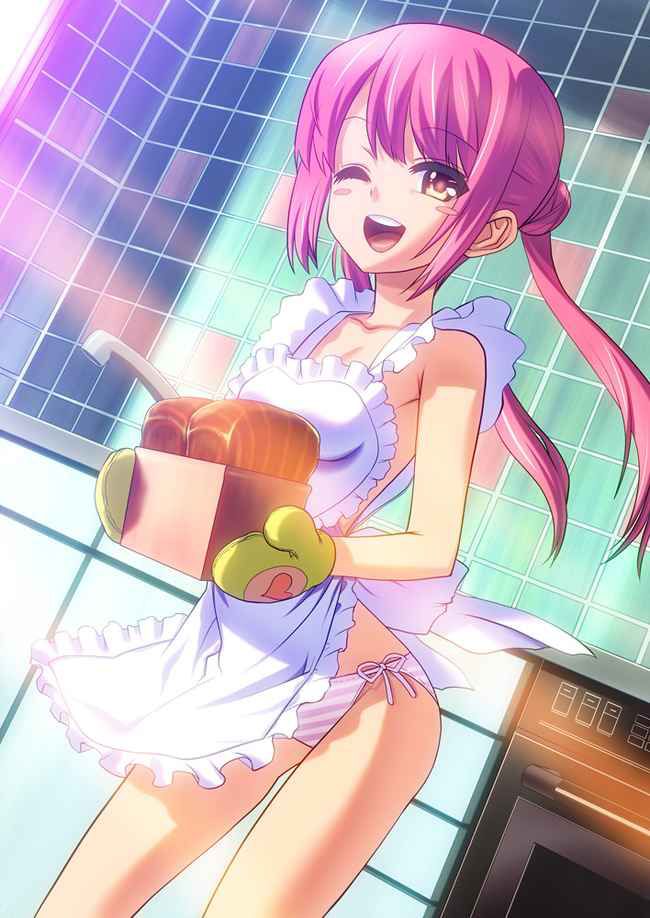 【Erotic Anime Summary】 Wait for cooking to stop and start ehchi! Naked Apron Beauty and Beautiful Girls Image Collection [30 Images] 19