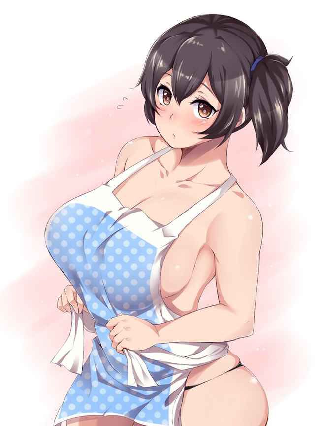 【Erotic Anime Summary】 Wait for cooking to stop and start ehchi! Naked Apron Beauty and Beautiful Girls Image Collection [30 Images] 24