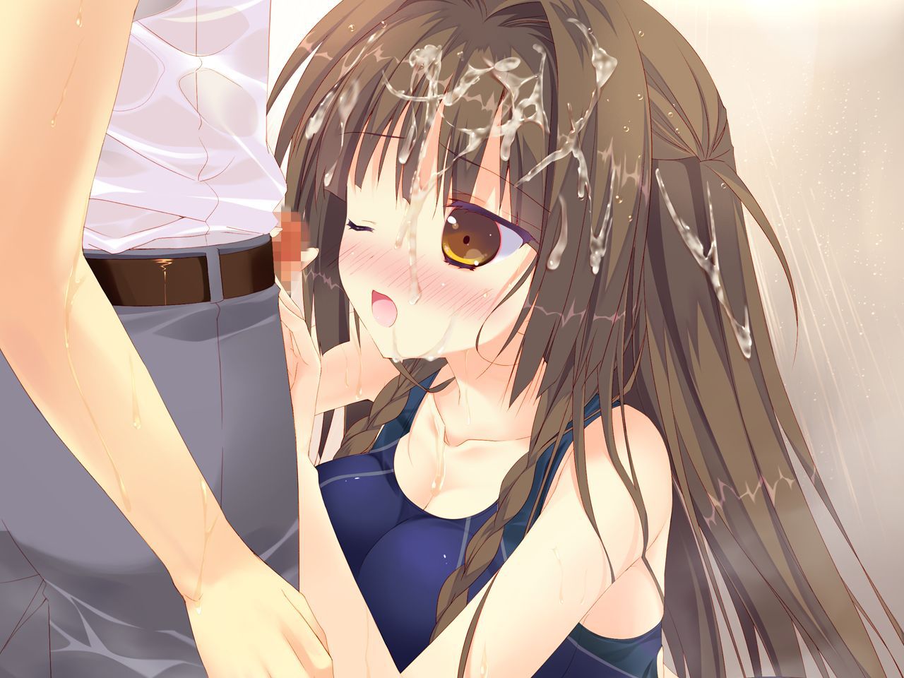 [2nd] Second erotic image of a girl who is stained cute face in the face 2 [facials] 4