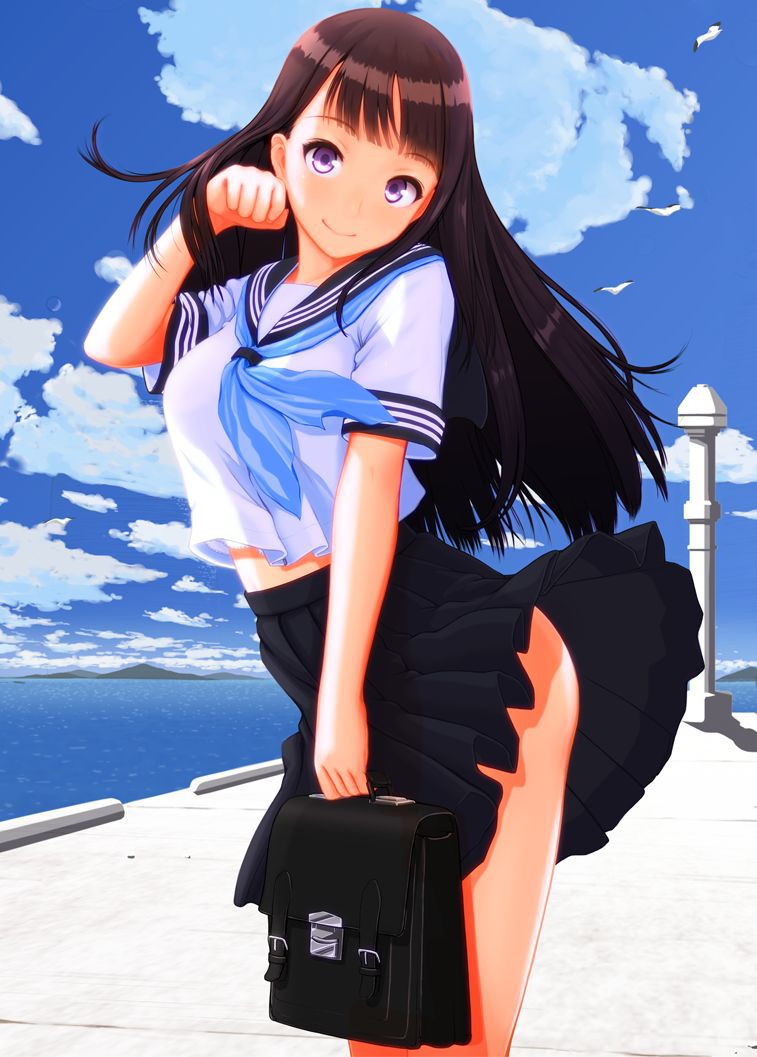 Secondary image of a cute girl in uniform part 10 [Uniform, non-erotic] 9