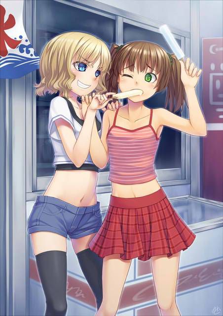 [105 two-dimensional image] whether the girl of hot pants or shorts is really cute. 2 59