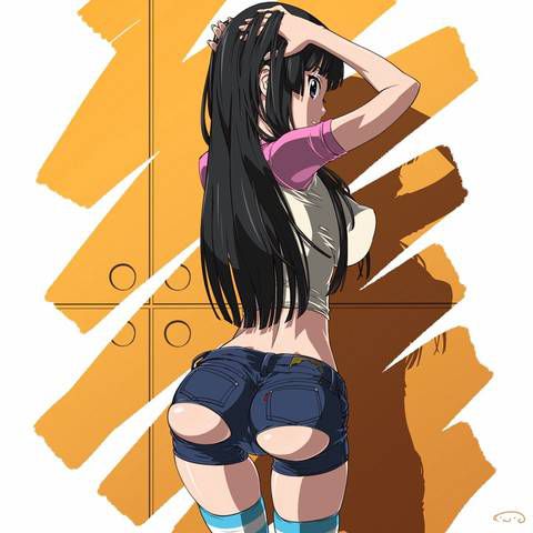 [105 two-dimensional image] whether the girl of hot pants or shorts is really cute. 2 78