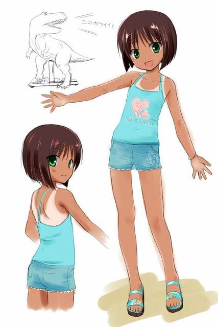 [105 two-dimensional image] whether the girl of hot pants or shorts is really cute. 2 9