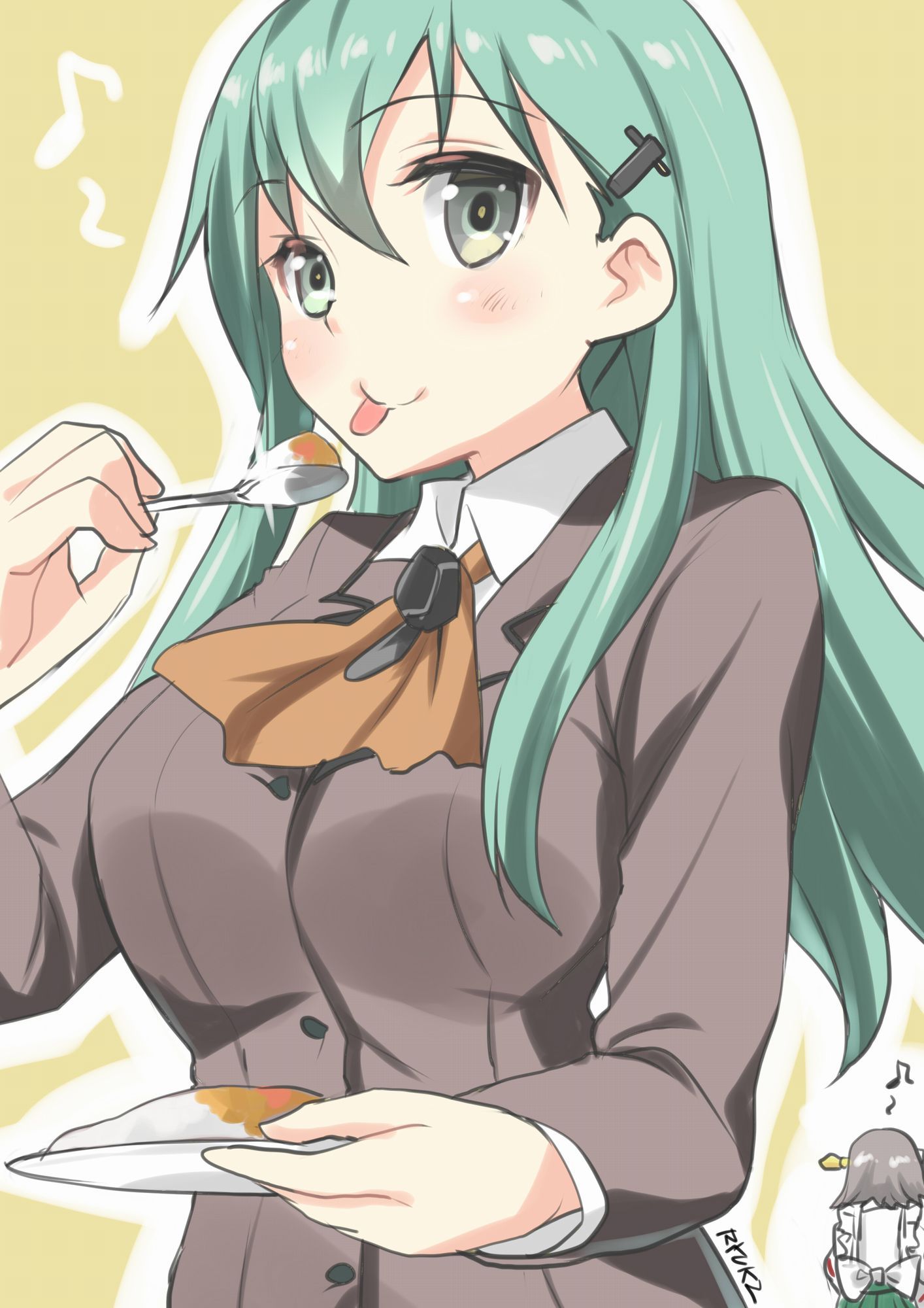 Secondary image summary of the girl eating delicious food! 12