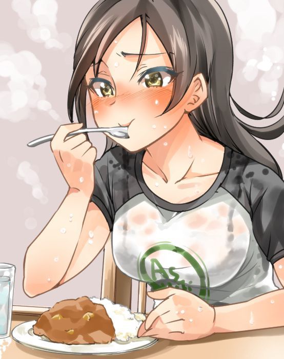 Secondary image summary of the girl eating delicious food! 20