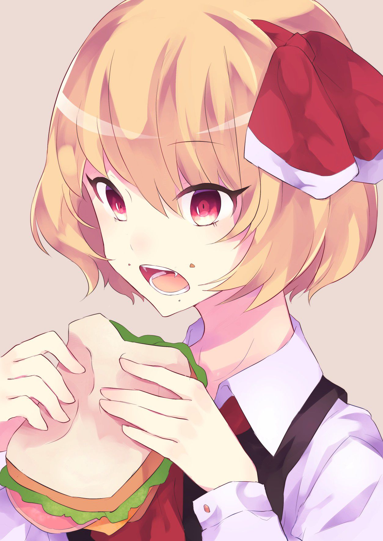 Secondary image summary of the girl eating delicious food! 25