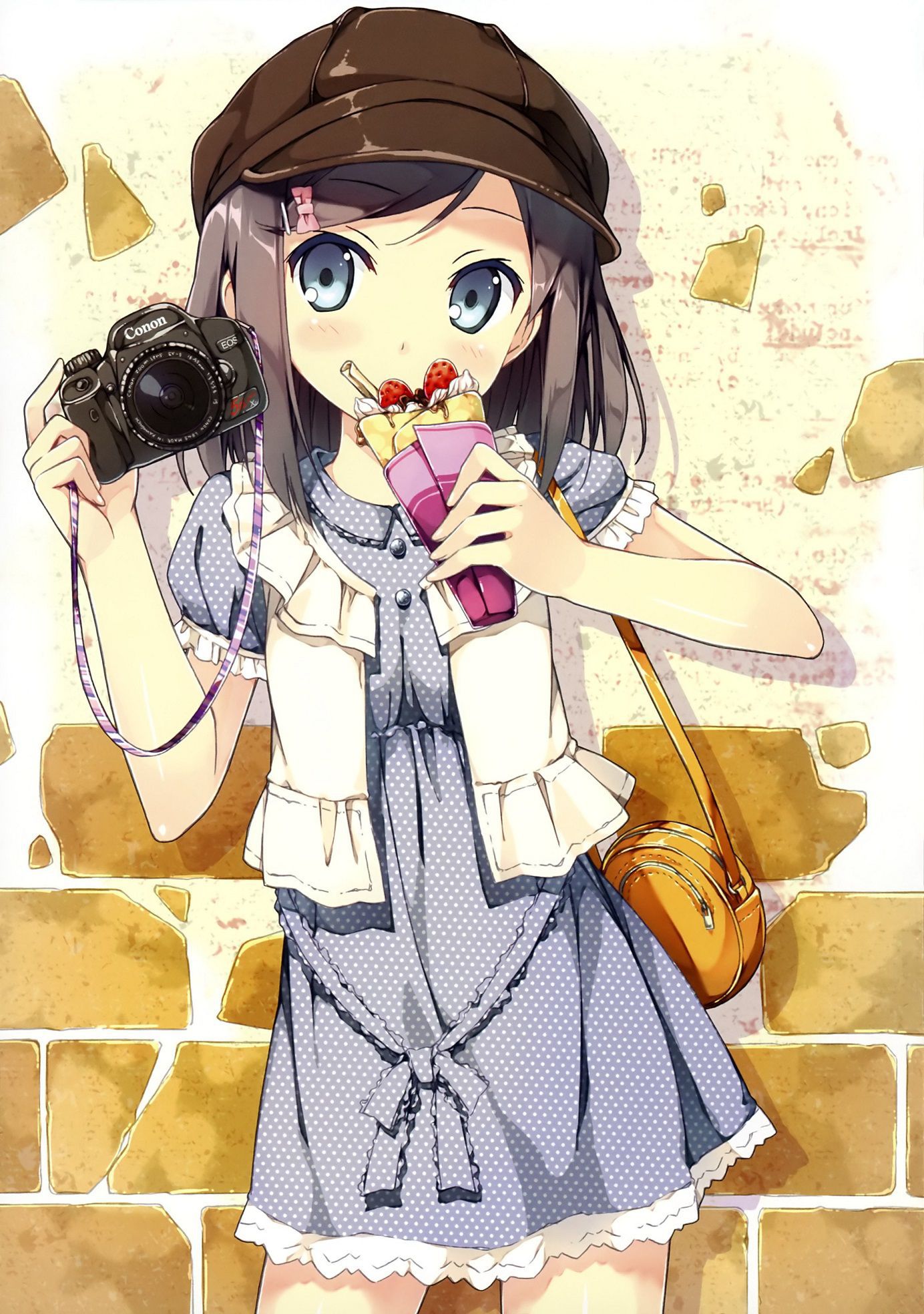 Secondary image summary of the girl eating delicious food! 26