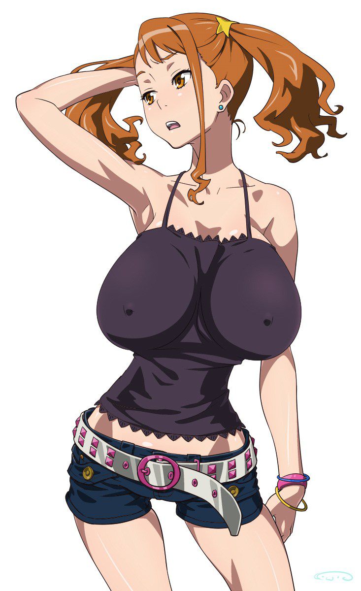 [Big emulsified Photoshop] The heroine of the anime character, such as the big breasts and huge breasts in erotic photoshop 13 27